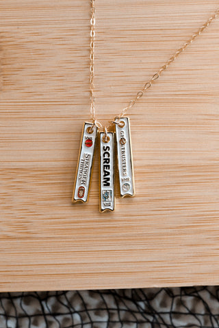 Build-your-own VHS Necklace preorder